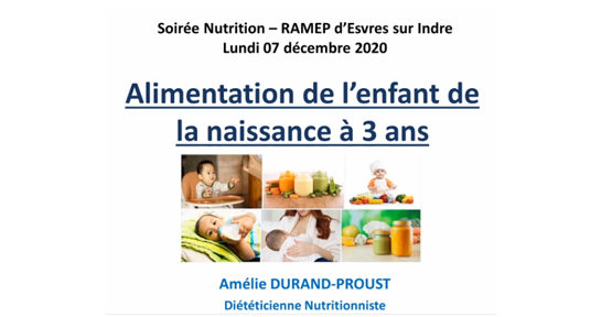 Alimentation de l’enfant de la naissance à 3 ans